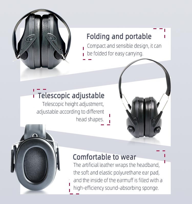 Electronic noise cancelling earmuffs