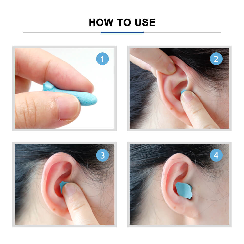 Slim Fit Soft Foam Ear Plugs Sleeping Ear Plugs Earplugs Foam Ear Plugs