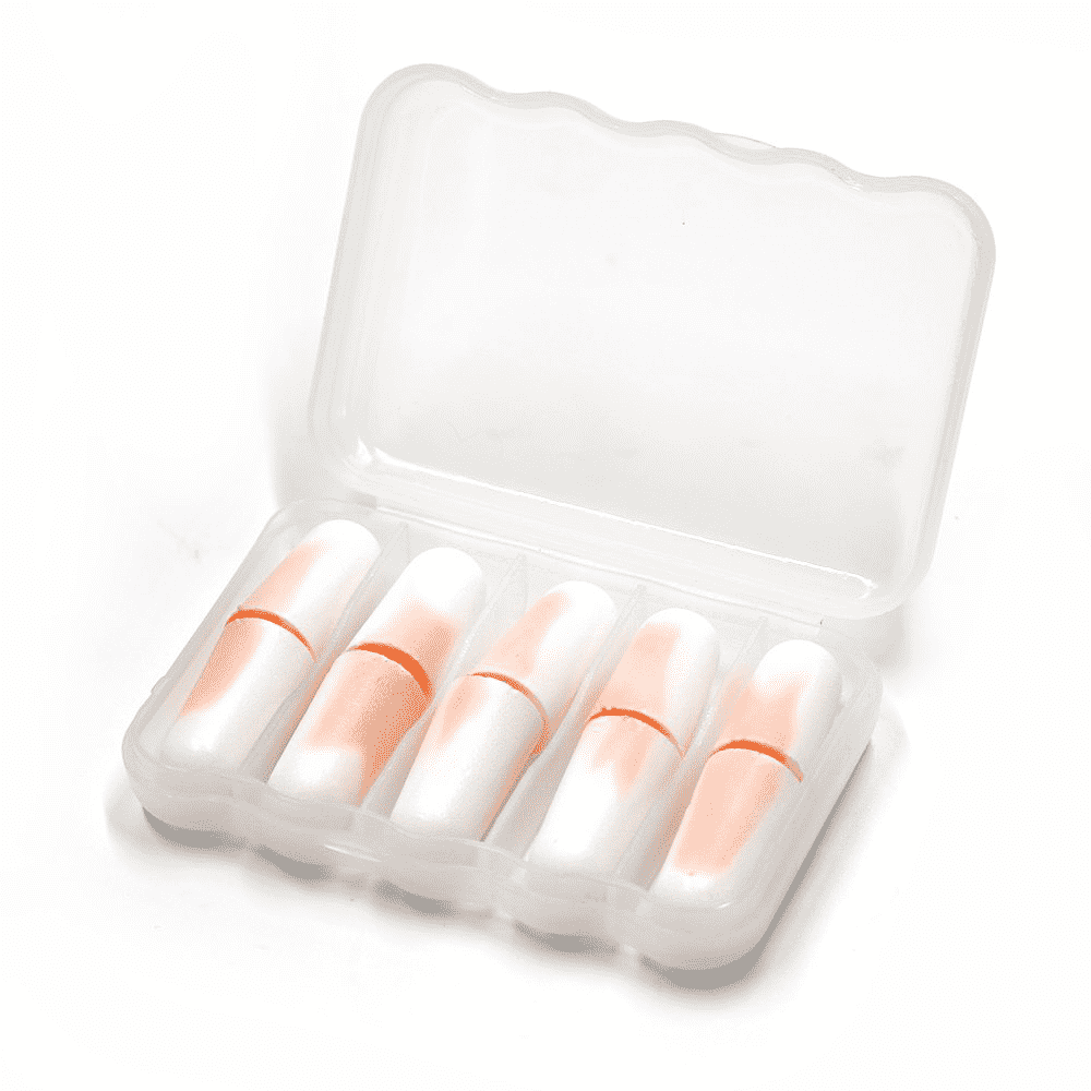 Sakura pink and white are mixed earplugs